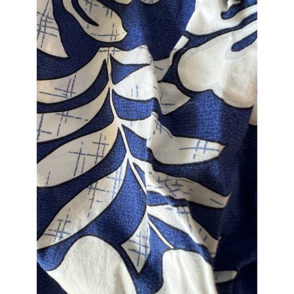 Island Wear Hawaiian Boys Shorts Floral Blue White Size XS - Picture 5 of 7